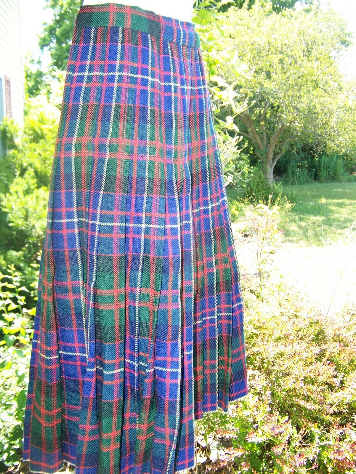Vintage Fall Winter Tartan Scottish Wool Skirt  Gift - Fresh Stock Dated February 2026