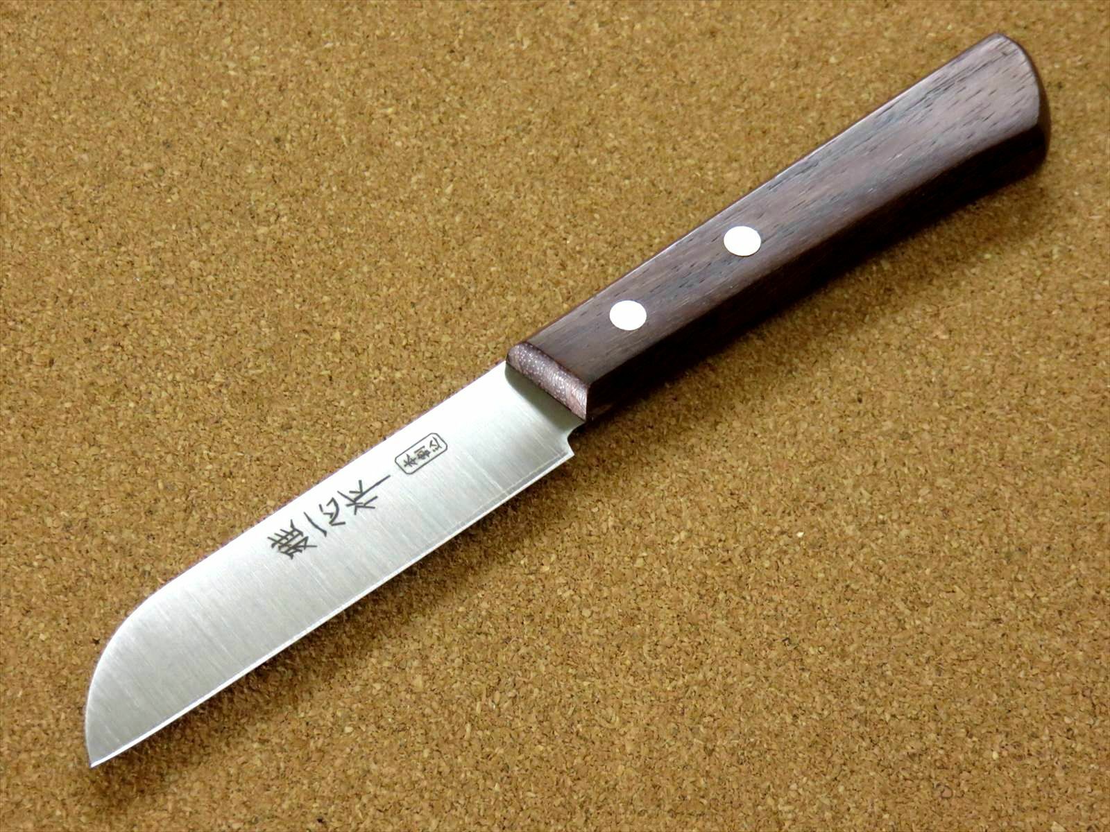 Japanese Miyabi Isshin Kitchen Fruit Paring Knife 3.5 inch 3 Layers SEKI JAPAN - Fresh Stock Dated January 2026