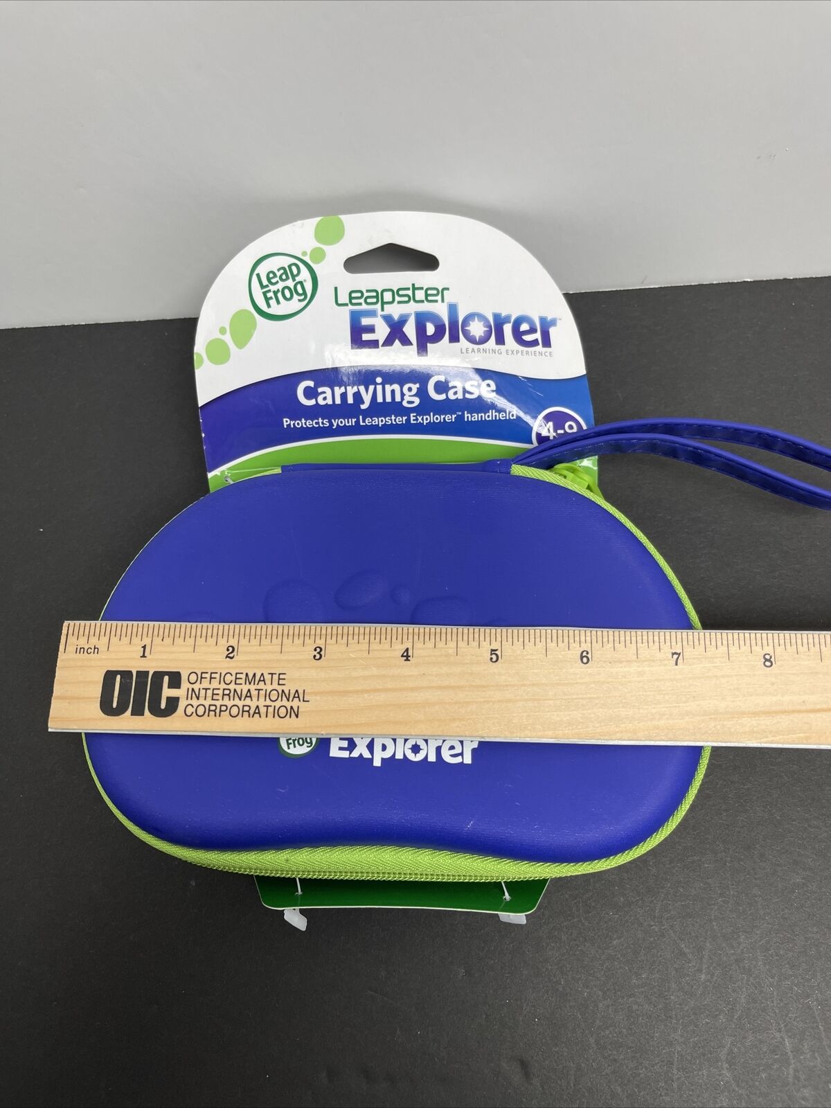 Leapfrog Leapster Explorer Blue/Green Hard Protective Carrying Case - Fresh Stock Dated December 2025