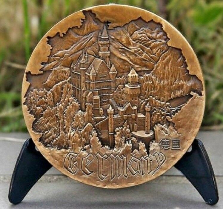 A Pair of China 80mm Medals (Brass and Copper) - Country Series - Germany - Fresh Stock Dated February 2026