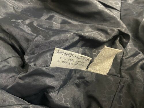 VTG 80s GM Leather Fashions Black Leather Pleated Snap Jacket Made in Korea sz M - Fresh Stock Dated February 2026