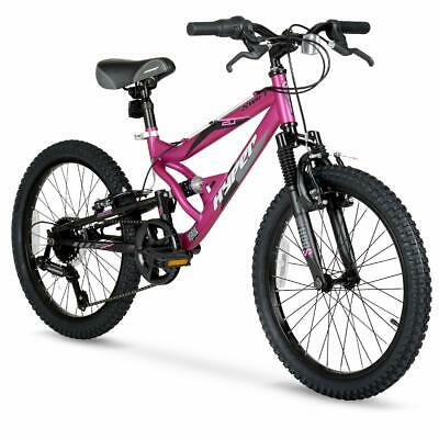Bicycles 20 inch Girls Swift Bike Magenta Steel Full Suspension 7-Speed Twist - Fresh Stock Dated February 2026