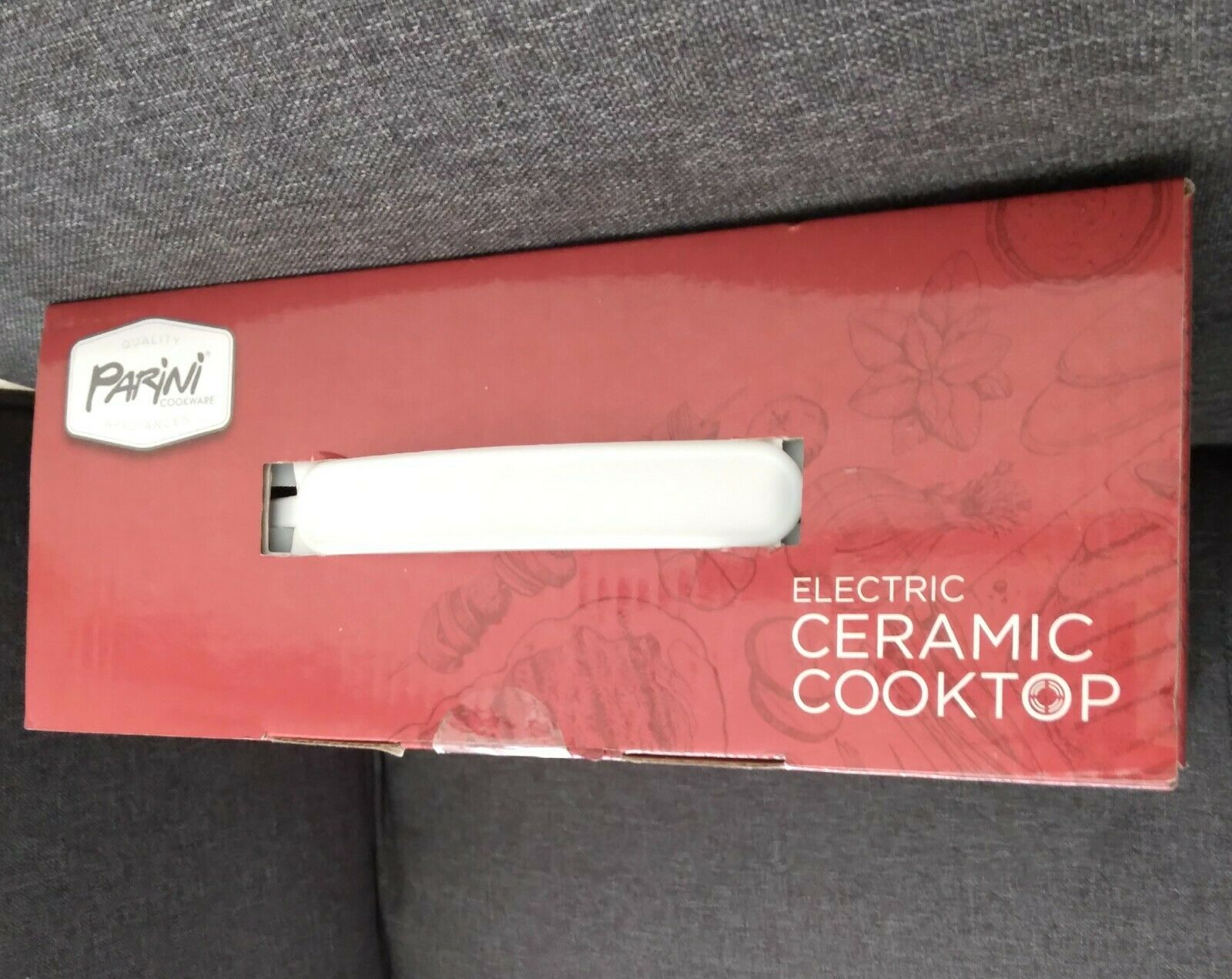 PARINI COOKWARE Portable Electric Ceramic Cooktop 120V 1000 Watts 7