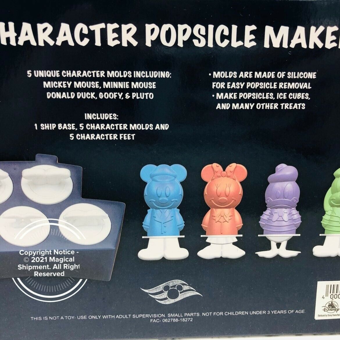 Disney Cruise Line - Character Popsicle Maker - NWT!! FREE SHIPPING!! - Fresh Stock Dated February 2026