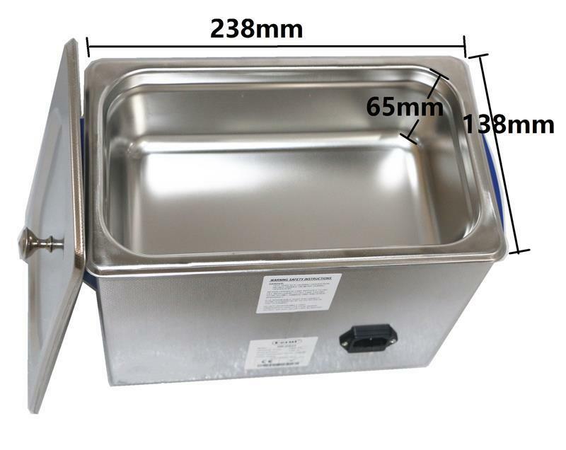 2.2L  Ultrasonic Cleaner with Degas Sweep for glasses jewelry CD parts - Fresh Stock Dated February 2026