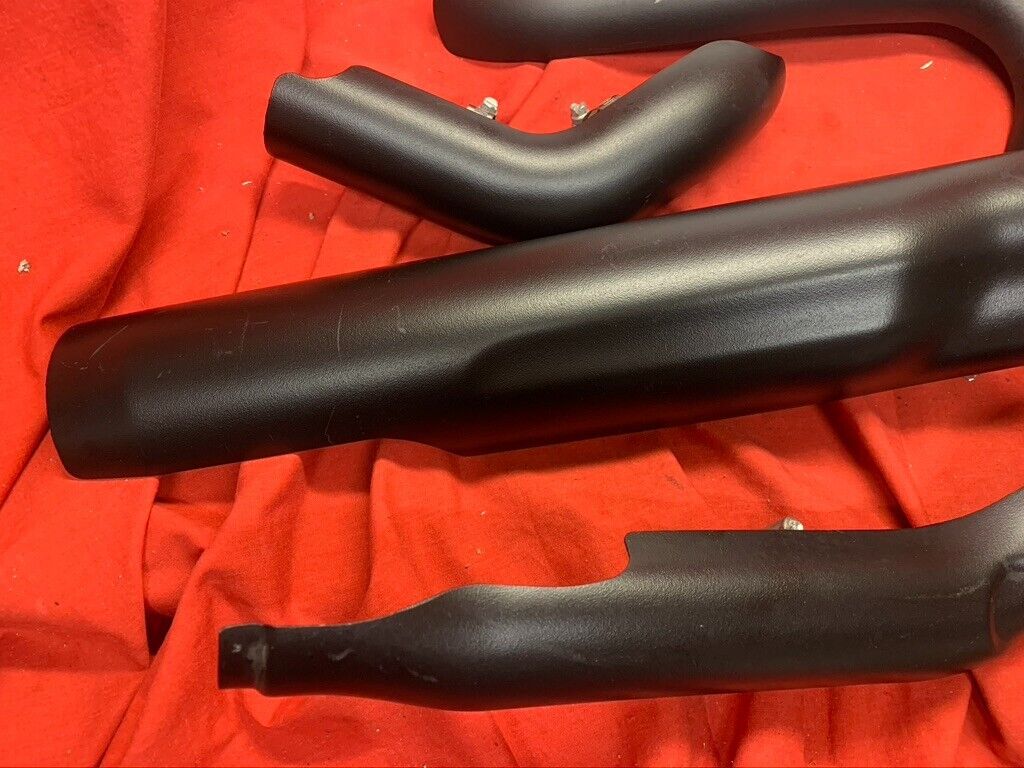 GENUINE HARLEY DAVIDSON TOURING BLACK MILWAUKEE EIGHT 8 EXHAUST HEAT SHIELDS - Fresh Stock Dated February 2026