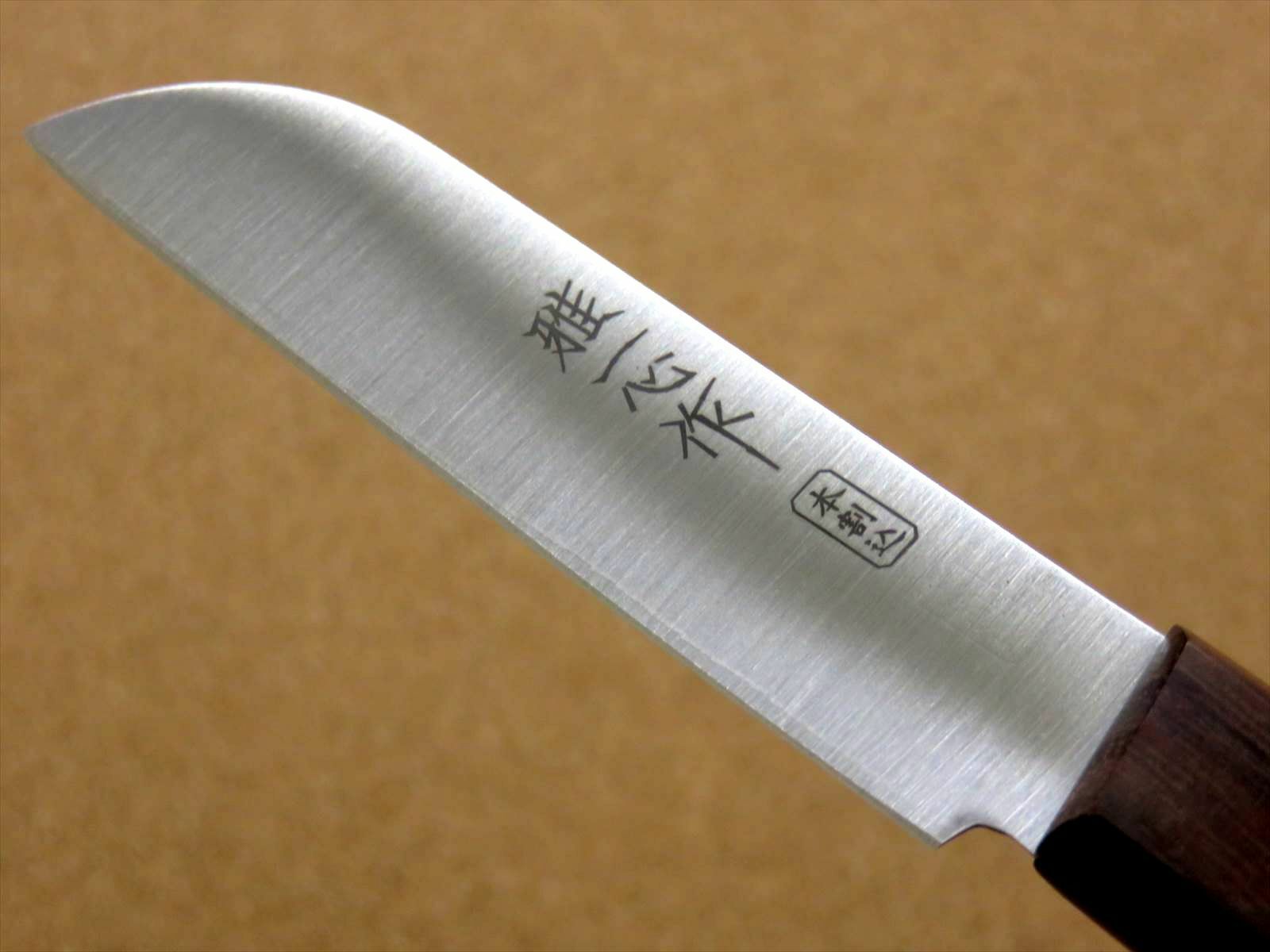 Japanese Miyabi Isshin Kitchen Fruit Paring Knife 3.5 inch 3 Layers SEKI JAPAN - Fresh Stock Dated January 2026
