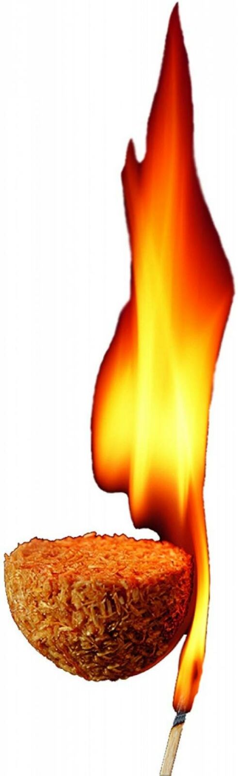 Lightning Nuggets 50 Fire Starters for Grills Campfires Fire Pits - Non-Toxic - Fresh Stock Dated December 2025