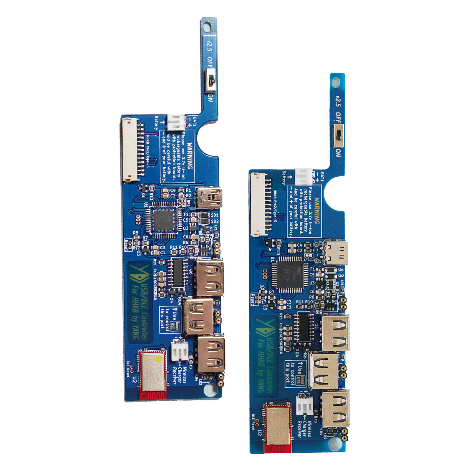 YDKB Keyboard Controller Board USB/BLE Controller for HHKB Pro2 Series. - Fresh Stock Dated February 2026