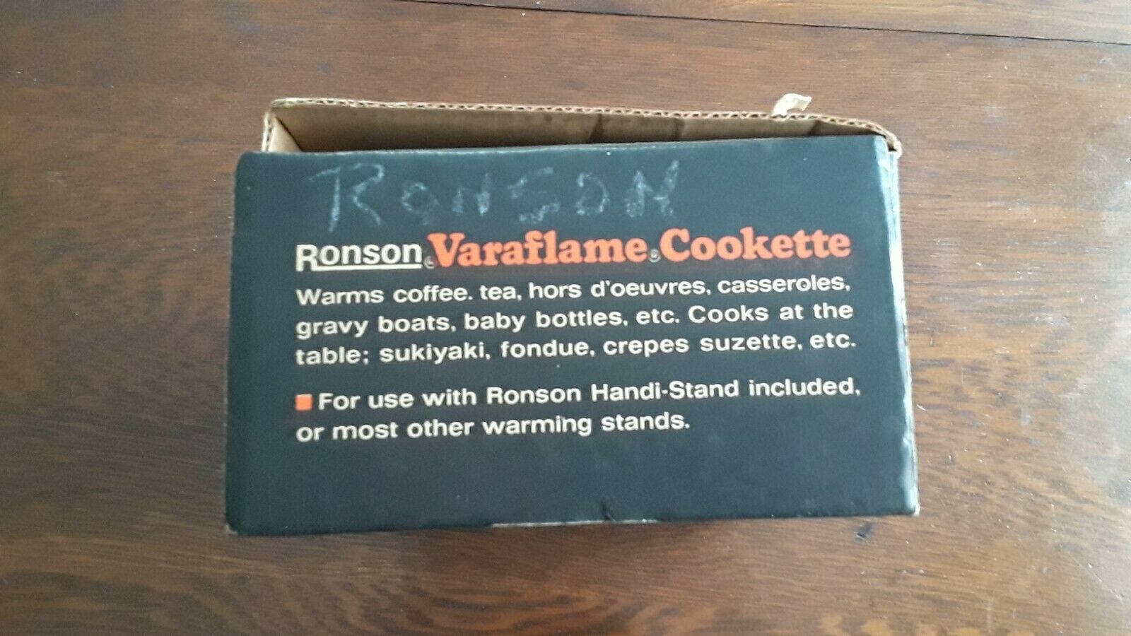 Ronson Varaflame Cookette Camp Stove Butane Gas Burner Vintage New In Box - Fresh Stock Dated December 2025