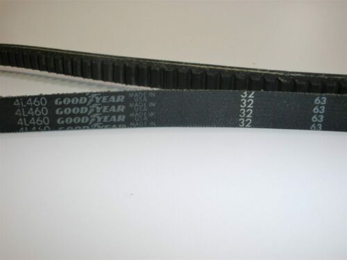 Goodyear 4L460 74460 *QTY 2* Light Duty FHP Fractional Horsepower Utility V-Belt - Fresh Stock Dated February 2026