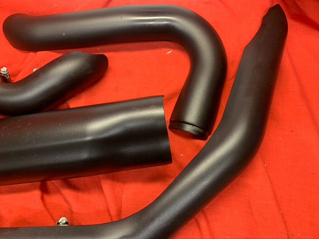 GENUINE HARLEY DAVIDSON TOURING BLACK MILWAUKEE EIGHT 8 EXHAUST HEAT SHIELDS - Fresh Stock Dated February 2026