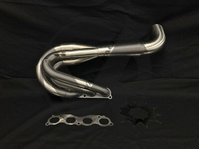 Private Label MFG (PLM) K-Series hood exit race header (4-1 Megaphone) NON LEAN - Fresh Stock Dated February 2026
