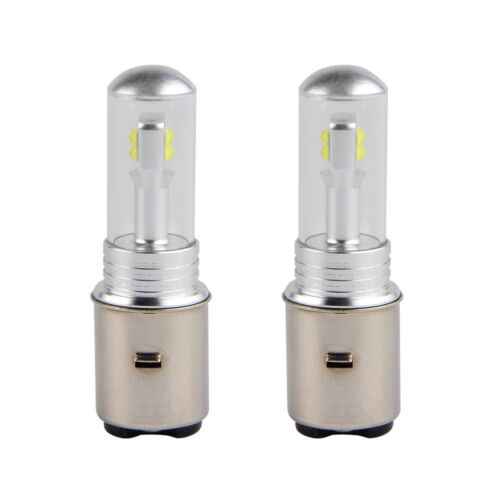 2x BA20D H6 LED Headlight Bulb For Husaberg FE390 FE350 FE250 FE450 FE570 TE125 - Fresh Stock Dated February 2026