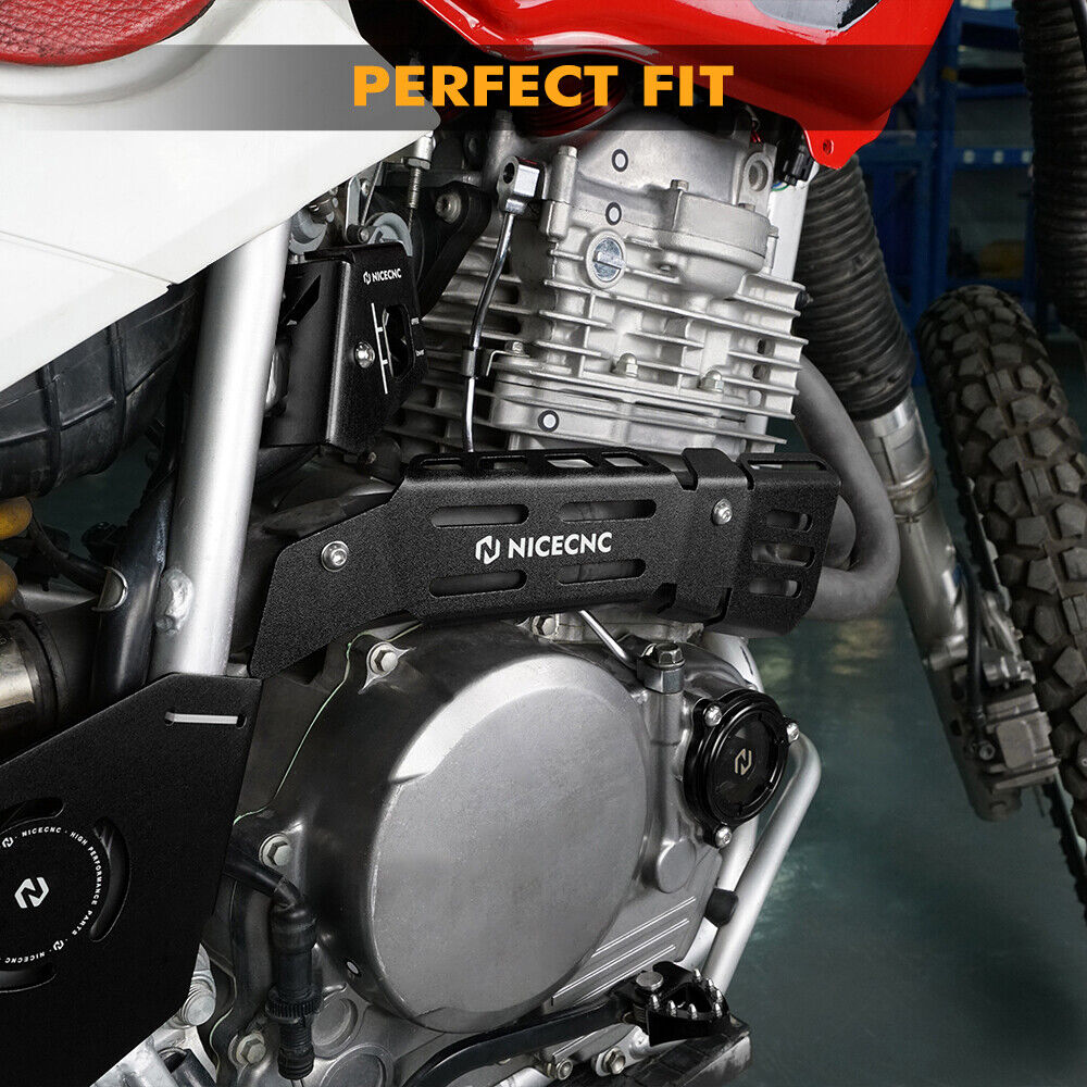 Billet Pipe Heat Shield Cover Guard For Honda XR650L 1993-2022 XR 650L 2023 2024 - Fresh Stock Dated February 2026