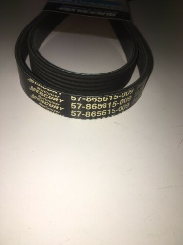 NEW BOAT MERCURY QUICKSILVER 57-865615Q09 865615Q09  865615-009 SERPENTINE BELT - Fresh Stock Dated February 2026