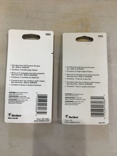 2 Packs Red Devil 3063 2 1/2