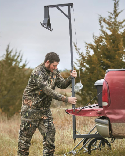 Deer Hoist Gambrel Swivel Hitch Lift System Tubular Steel Deluxe Hunting Tools - Fresh Stock Dated December 2025