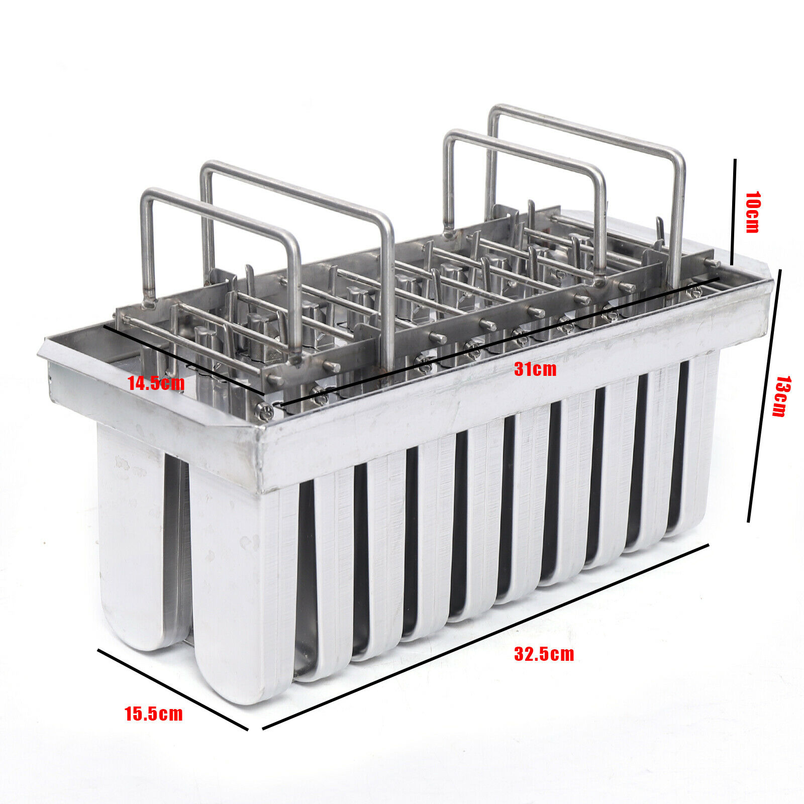 20pcs Stainless Steel Frozen Ice Cream Juice Pop Ice Maker Popsicle Pop Mold US - Fresh Stock Dated December 2025