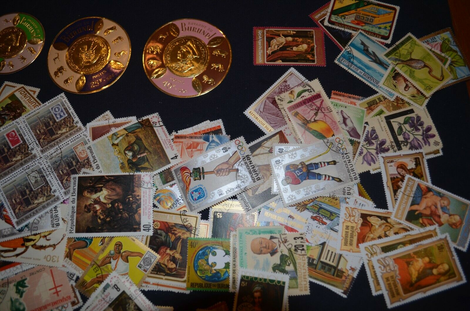 Burundi, over 500 stamps, mixed condition (50) - Fresh Stock Dated January 2026