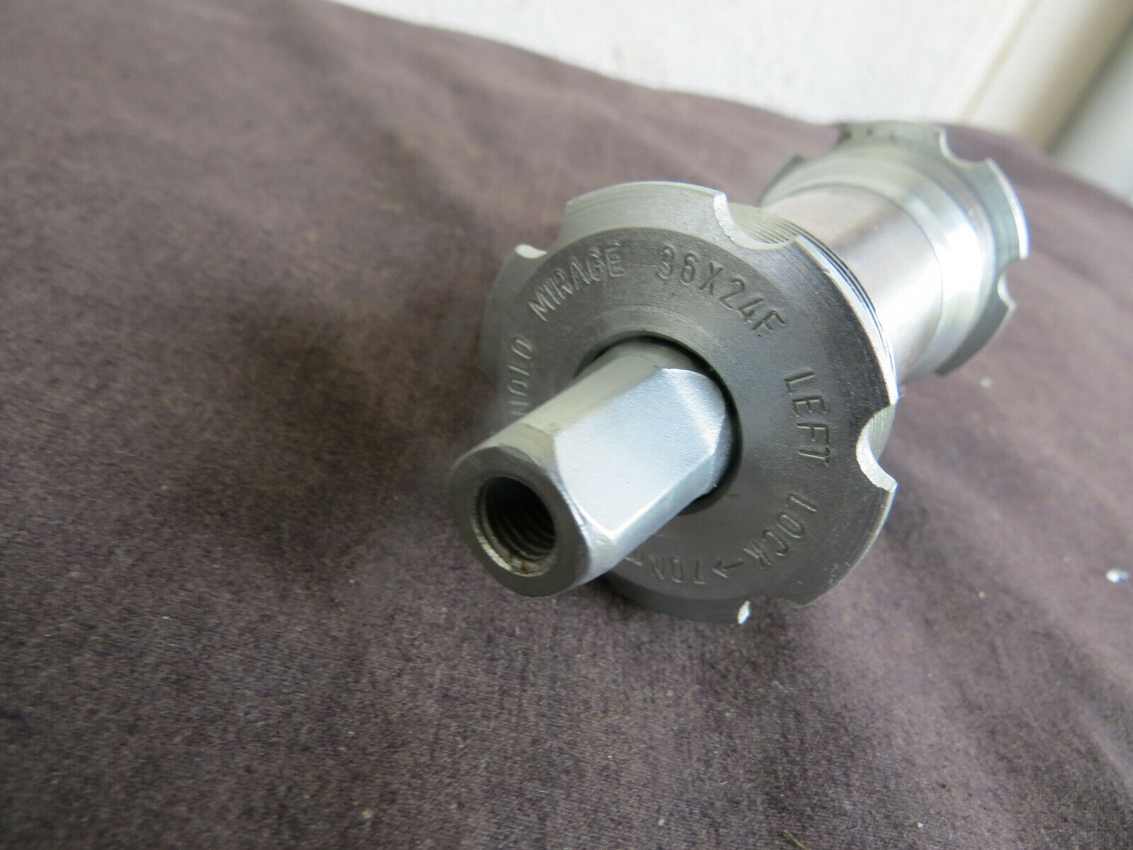 CAMPAGNOLO BOTTOM BRACKET 111mm MIRAGE CRANK ROAD 36 x24F RACING ITALIAN THREADS - Fresh Stock Dated December 2025