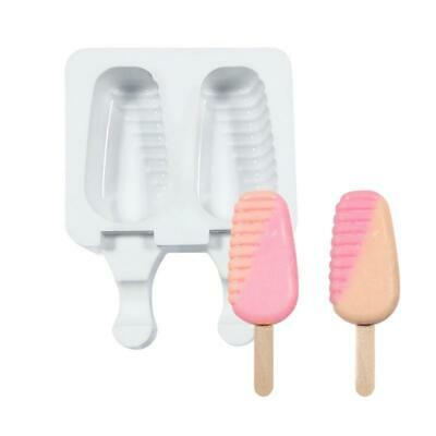 Popsicle Mold Silicone Ice-Pop Molds 2/4/8 Cavities Homemade DIY Ice Cream Maker - Fresh Stock Dated February 2026