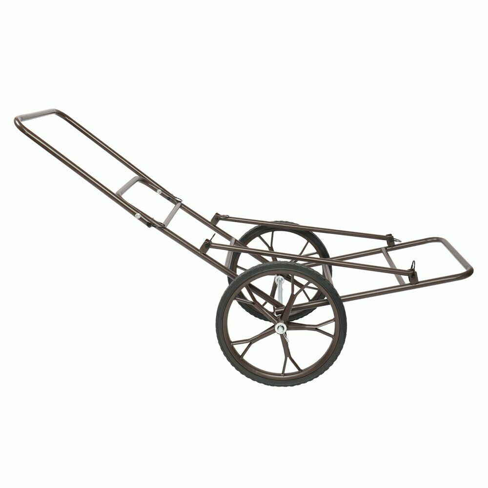 Deer Cart Foldable Game Hauler Steel Folding Utility Dolly 500lb Capacity Wheels - Fresh Stock Dated December 2025