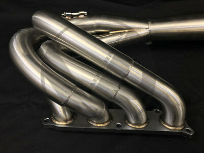 Private Label MFG (PLM) K-Series hood exit race header (4-1 Megaphone) NON LEAN - Fresh Stock Dated February 2026