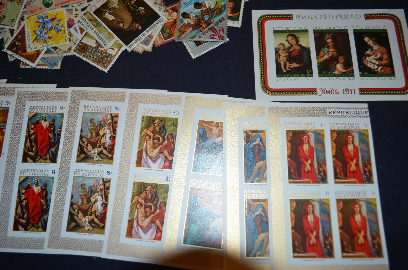 Burundi, over 500 stamps, mixed condition (50) - Fresh Stock Dated January 2026