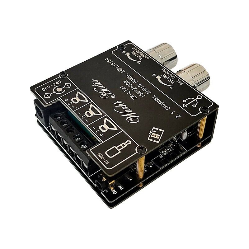 ZK-LT21 Bluetooth Amplifier Board 15W+15W+30W 2.1CH Power Amp w/ Subwoofer - Fresh Stock Dated February 2026