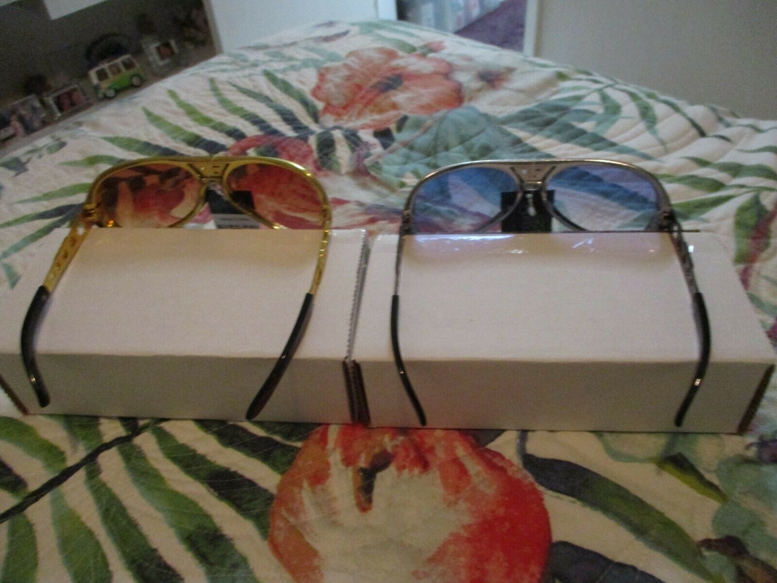 Elvis Presley Sunglasses (2) New with Metal Arms  EP TCB Logo's - Fresh Stock Dated December 2025