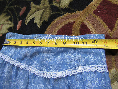 Graceful Blue Floral Gunne Sax Gunnies Vtg 1970s Semi Sheer Lined Prairie Skirt - Fresh Stock Dated February 2026