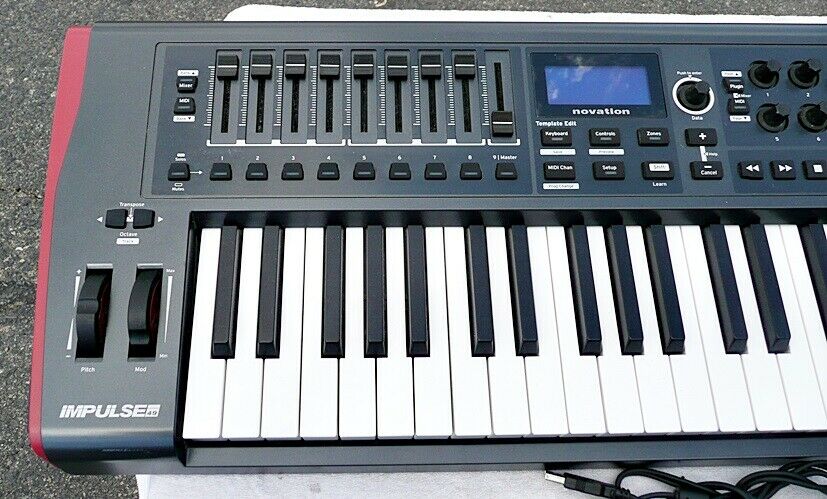 Nemko Novation Impulse 49 Key Keyboard MIDI Controller -Works Great - Excel Cond - Fresh Stock Dated February 2026