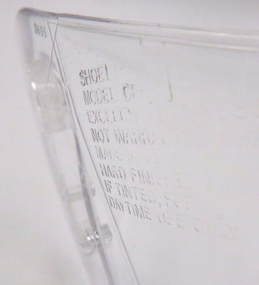 SHOEI CF-1 ANTI-FOG ANTI-SCRATCH DUAL COAT CLEAR MOTORCYCLE HELMET SHIELD - Fresh Stock Dated February 2026