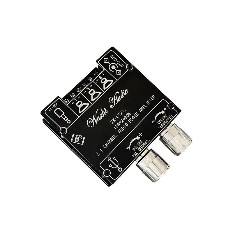ZK-LT21 Bluetooth Amplifier Board 15W+15W+30W 2.1CH Power Amp w/ Subwoofer - Fresh Stock Dated February 2026