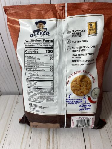 2-Quaker Rice Crisps, Buffalo Ranch Hot Spicy 6.06oz Bags Best By DATE: 6-16-21 - Fresh Stock Dated December 2025