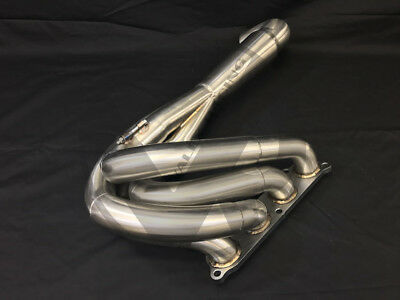 Private Label MFG (PLM) K-Series hood exit race header (4-1 Megaphone) NON LEAN - Fresh Stock Dated February 2026