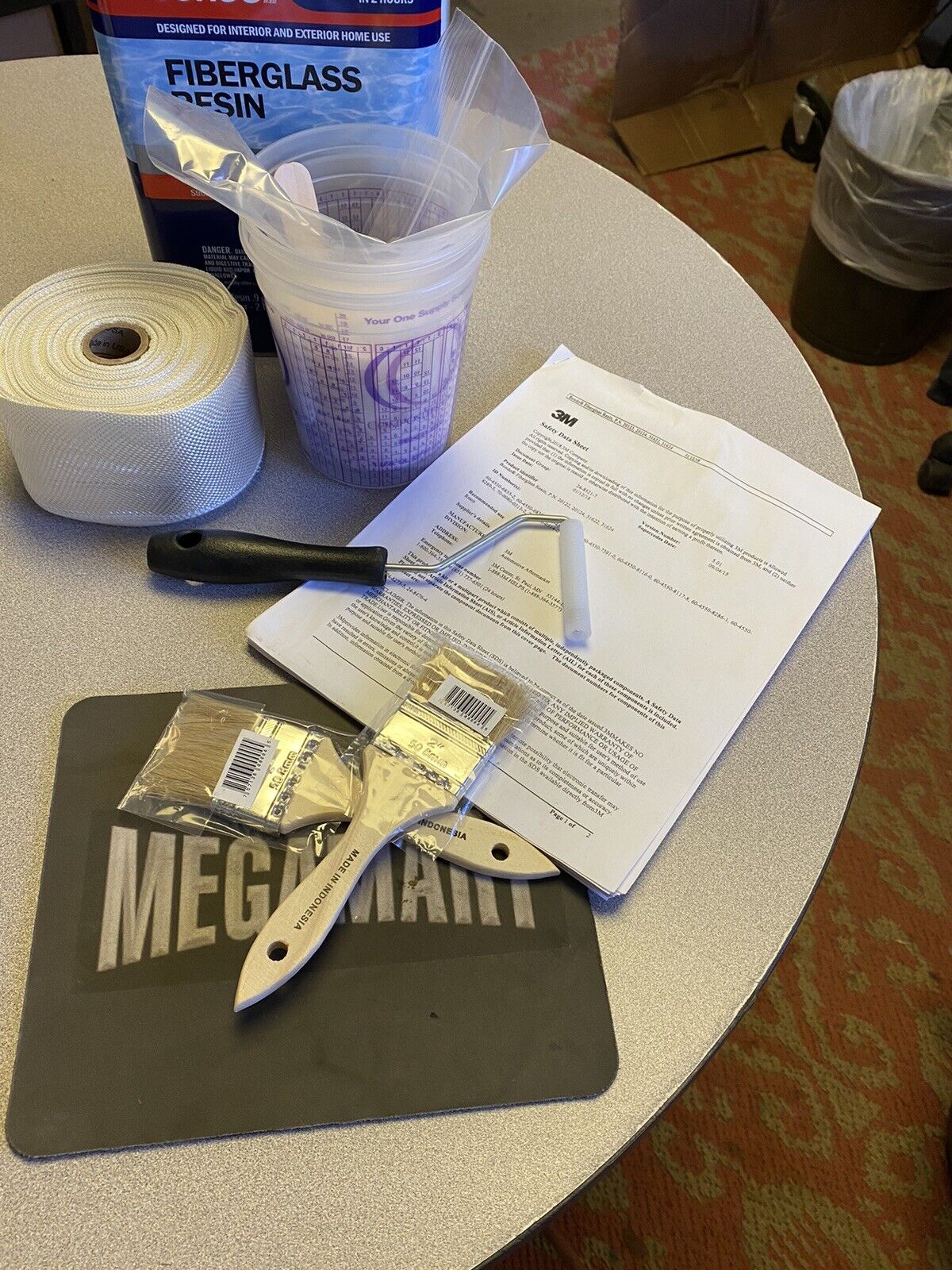 Bondo 3M  MEKP Home Fiberglass Resin, Designed for Interior and Exterior 20124 - Fresh Stock Dated February 2026