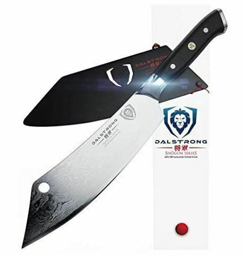 Dalstrong 8” “The Crixus” Chef and Cleaver Hybrid Knife  - Shogun Series - Fresh Stock Dated December 2025