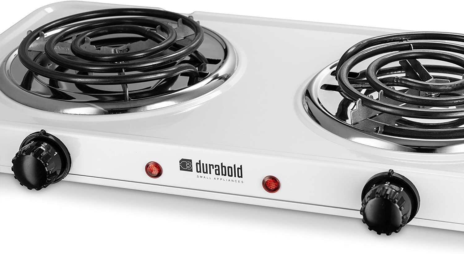 Estufas electricas estufa portatil cocina 2 quemadores de acero inoxidable - Fresh Stock Dated February 2026