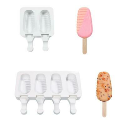 Popsicle Mold Silicone Ice-Pop Molds 2/4/8 Cavities Homemade DIY Ice Cream Maker - Fresh Stock Dated February 2026