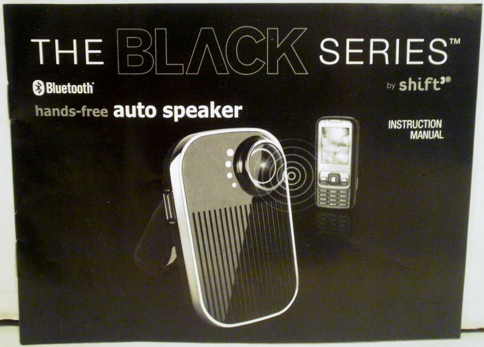 The Black Series by Shift3 Bluetooth Hands-Free Auto Speaker - Fresh Stock Dated February 2026