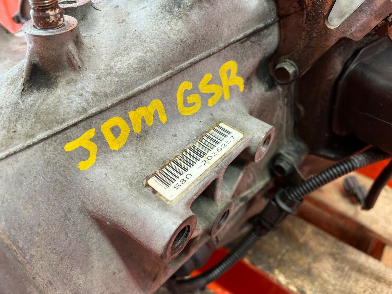 94-01 ACURA INTEGRA GSR B18C1 NON LSD S80 MANUAL 5 SPEED TRANSMISSION B16 B18 - Fresh Stock Dated February 2026