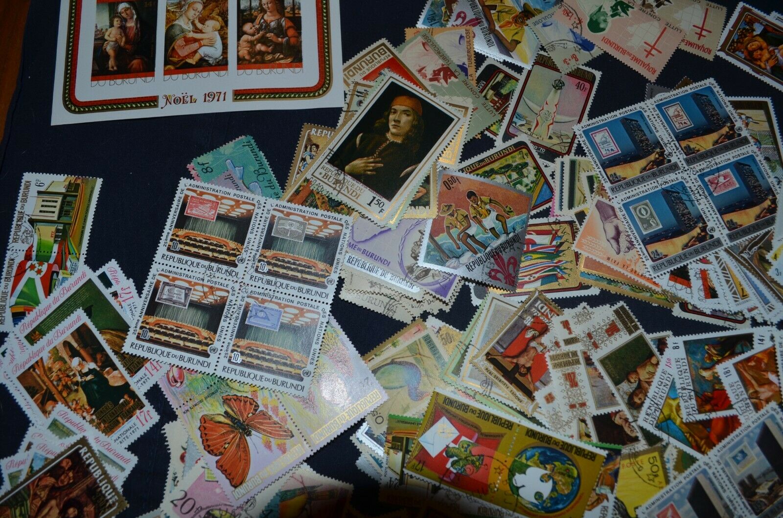 Burundi, over 500 stamps, mixed condition (50) - Fresh Stock Dated January 2026