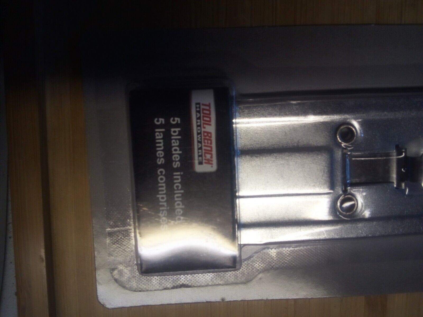 NEW Glass Paint Safety SCRAPER Carton Knife +Extra Razor Blades Single Edge - Fresh Stock Dated February 2026