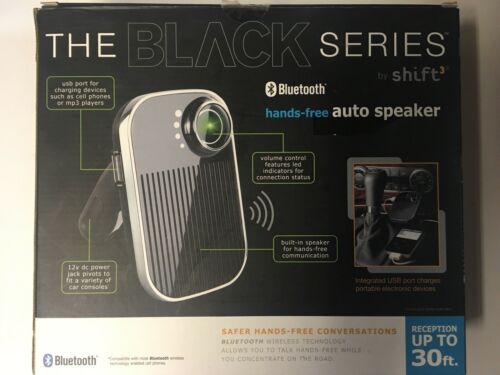 The Black Series by Shift 3. Bluetooth Handsfree Auto Speaker. - Fresh Stock Dated December 2025