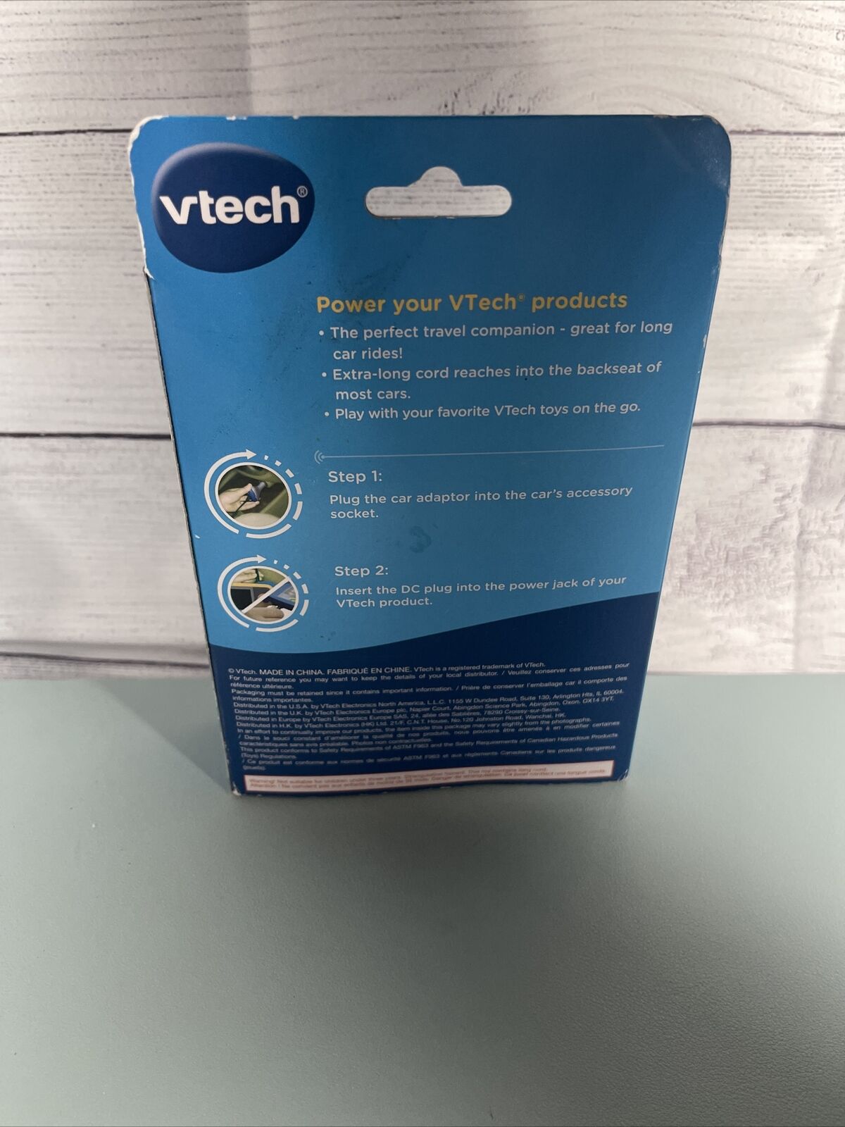 BRAND NEW VTech Car Charger Adaptor MobiGo & V Reader On The Go NOS - Fresh Stock Dated February 2026