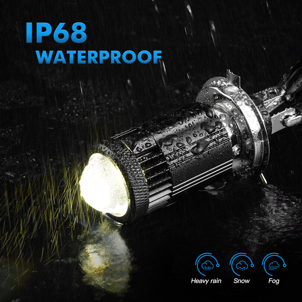 Bevinsee H4 LED Motorcycle Headlight Bulbs Kit For Yamaha Grizzly 700 2007-2019 - Fresh Stock Dated February 2026