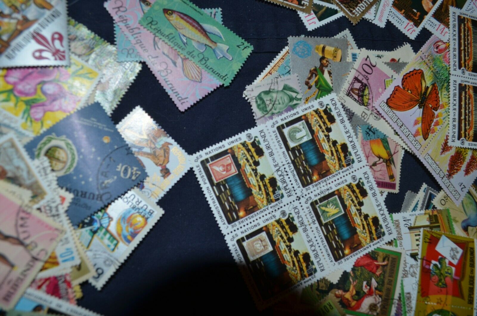 Burundi, over 500 stamps, mixed condition (50) - Fresh Stock Dated January 2026