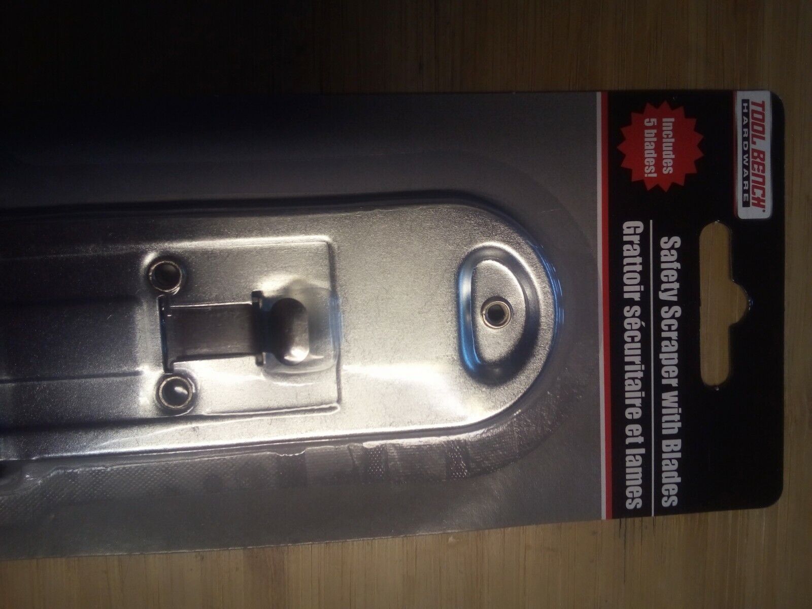 NEW Glass Paint Safety SCRAPER Carton Knife +Extra Razor Blades Single Edge - Fresh Stock Dated February 2026